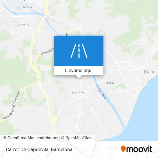 Mapa Carrer De Capdevila