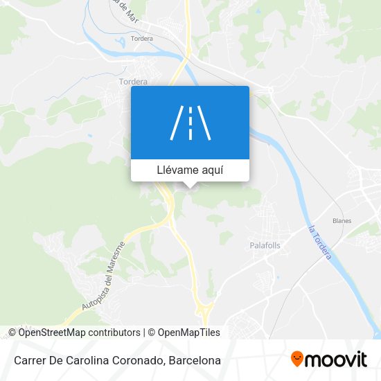 Mapa Carrer De Carolina Coronado
