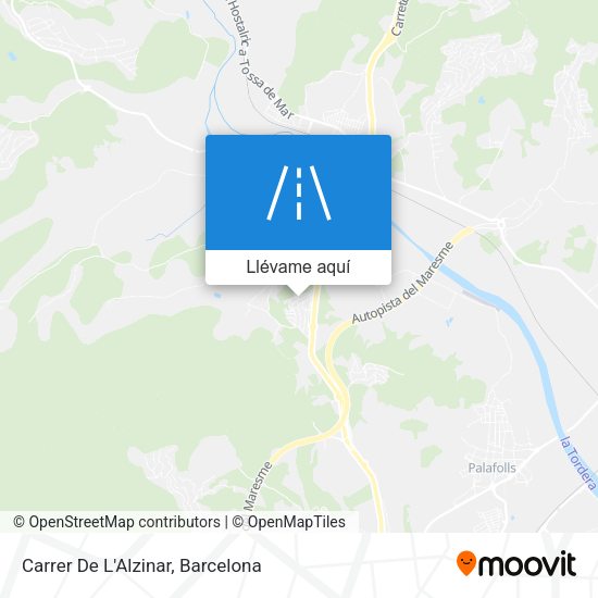 Mapa Carrer De L'Alzinar