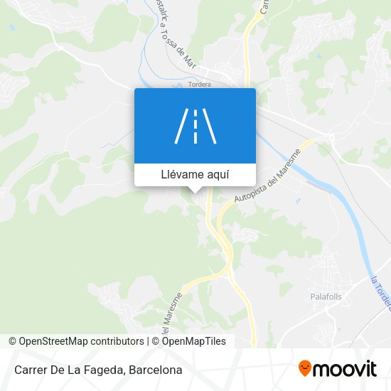 Mapa Carrer De La Fageda