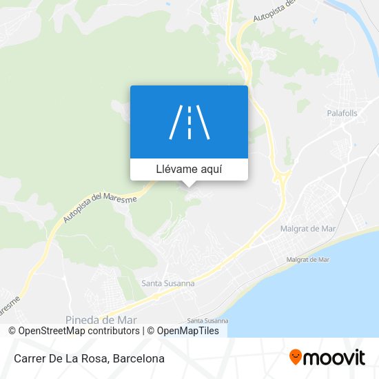 Mapa Carrer De La Rosa