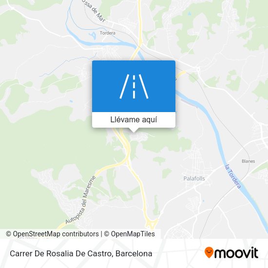 Mapa Carrer De Rosalia De Castro