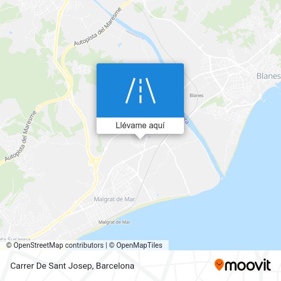 Mapa Carrer De Sant Josep