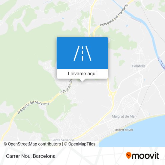 Mapa Carrer Nou