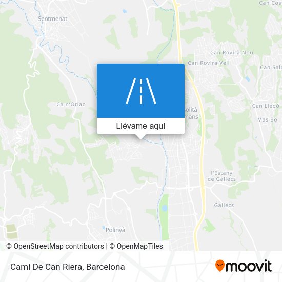 Mapa Camí De Can Riera