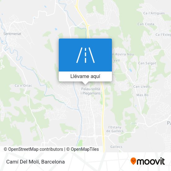 Mapa Camí Del Molí