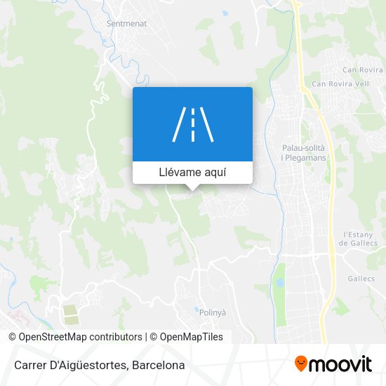 Mapa Carrer D'Aigüestortes