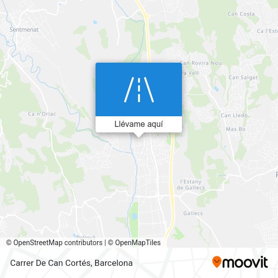 Mapa Carrer De Can Cortés