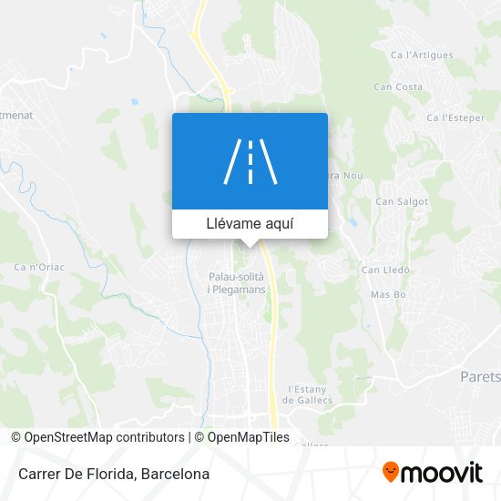 Mapa Carrer De Florida