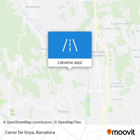Mapa Carrer De Goya