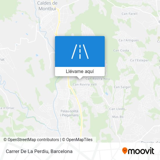 Mapa Carrer De La Perdiu