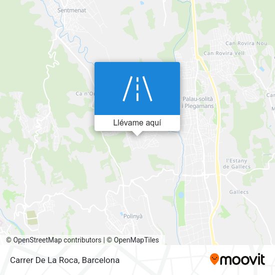 Mapa Carrer De La Roca