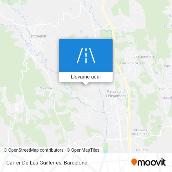 Mapa Carrer De Les Guilleries