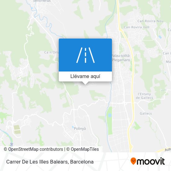 Mapa Carrer De Les Illes Balears
