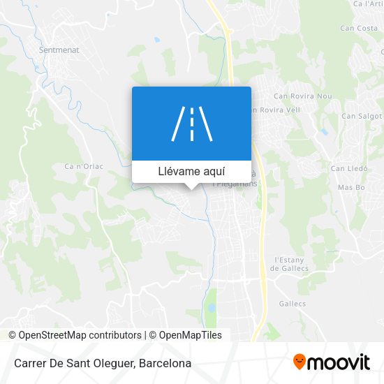 Mapa Carrer De Sant Oleguer