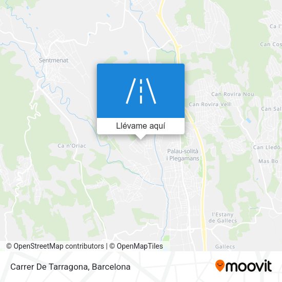 Mapa Carrer De Tarragona