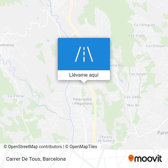 Mapa Carrer De Tous