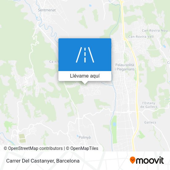 Mapa Carrer Del Castanyer
