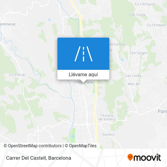 Mapa Carrer Del Castell