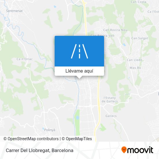 Mapa Carrer Del Llobregat
