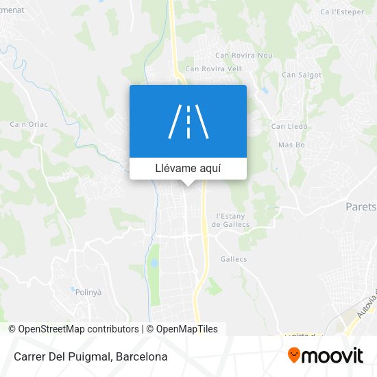 Mapa Carrer Del Puigmal