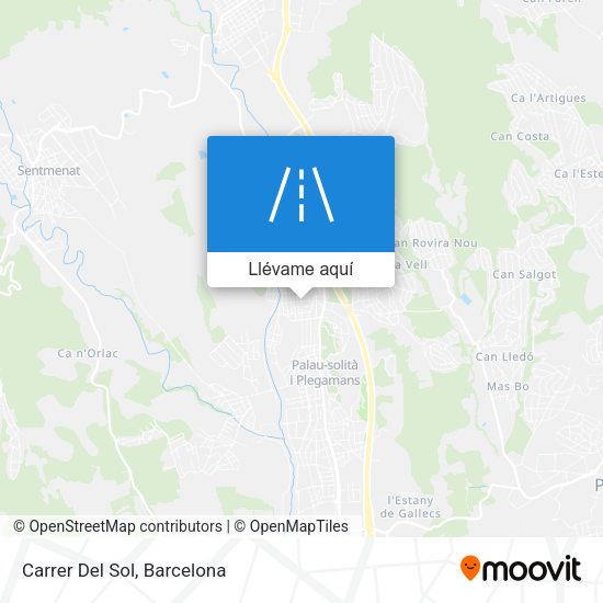 Mapa Carrer Del Sol