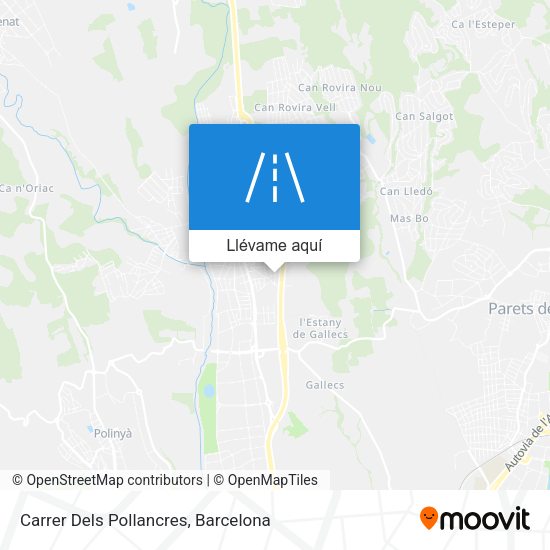 Mapa Carrer Dels Pollancres