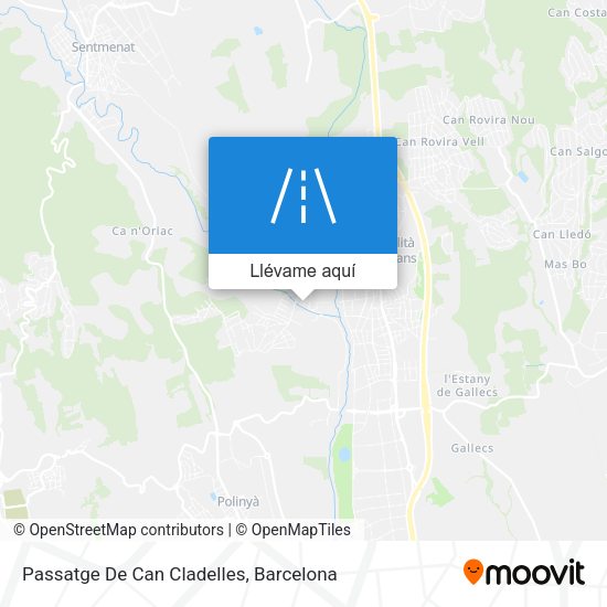 Mapa Passatge De Can Cladelles