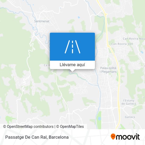 Mapa Passatge De Can Ral