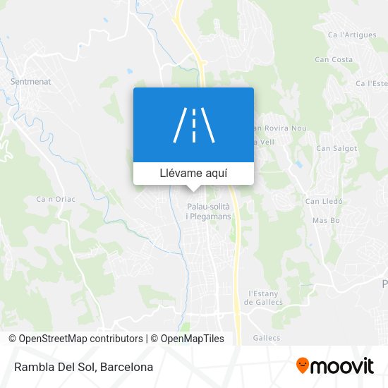 Mapa Rambla Del Sol
