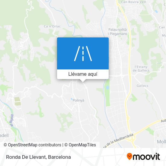 Mapa Ronda De Llevant