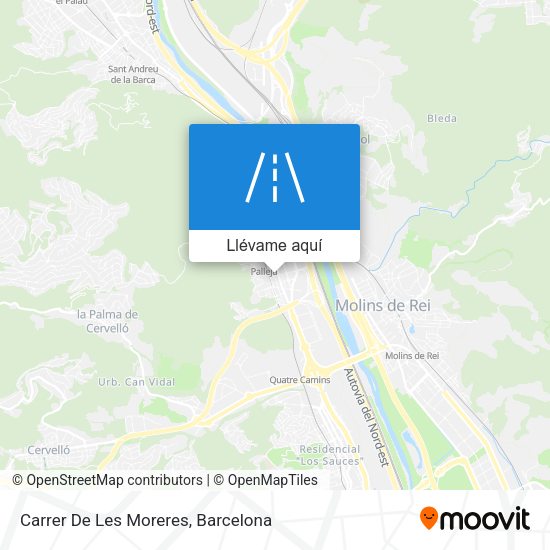 Mapa Carrer De Les Moreres