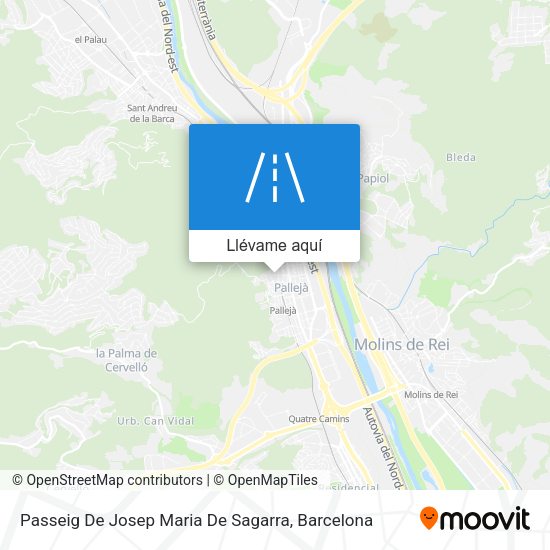 Mapa Passeig De Josep Maria De Sagarra