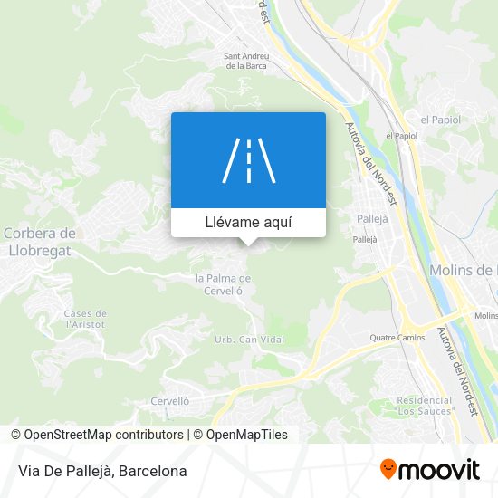Mapa Via De Pallejà