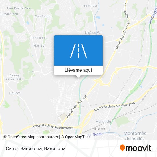 Mapa Carrer Barcelona