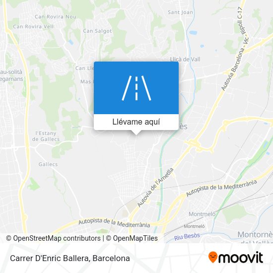 Mapa Carrer D'Enric Ballera