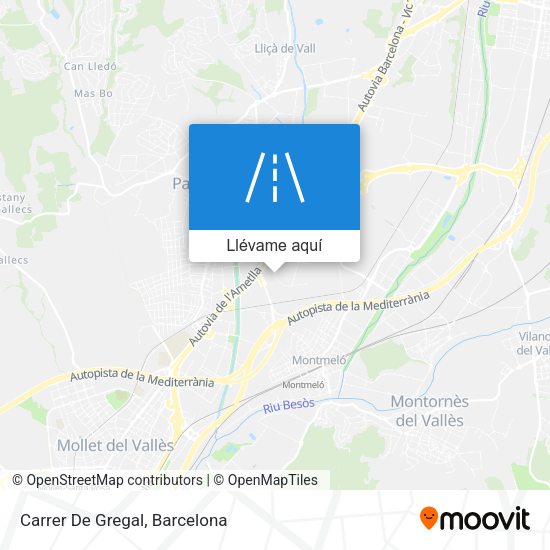 Mapa Carrer De Gregal