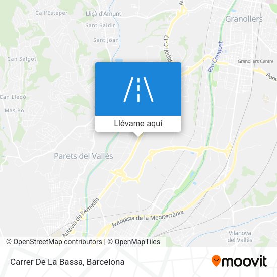 Mapa Carrer De La Bassa