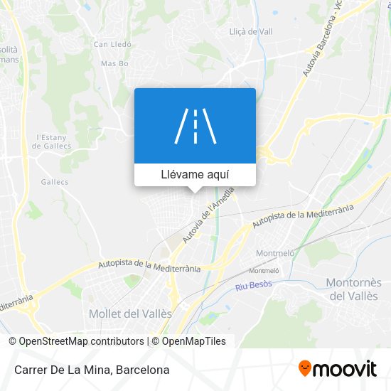 Mapa Carrer De La Mina