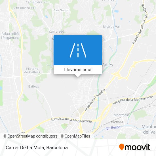 Mapa Carrer De La Mola