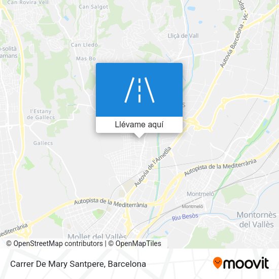 Mapa Carrer De Mary Santpere