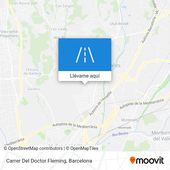 Mapa Carrer Del Doctor Fleming