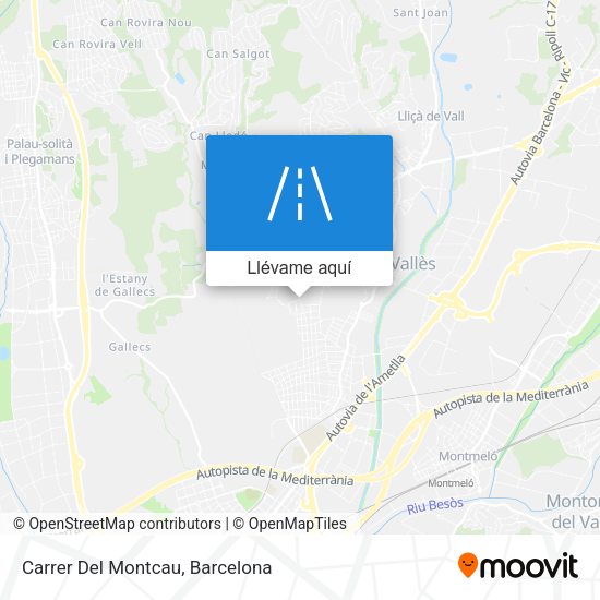Mapa Carrer Del Montcau