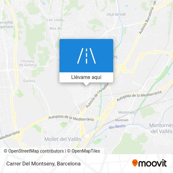 Mapa Carrer Del Montseny