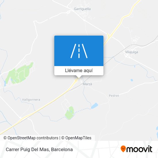 Mapa Carrer Puig Del Mas