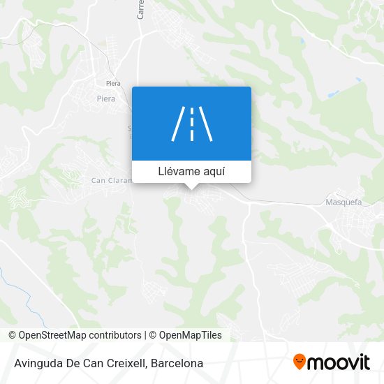 Mapa Avinguda De Can Creixell