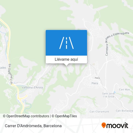 Mapa Carrer D'Andròmeda