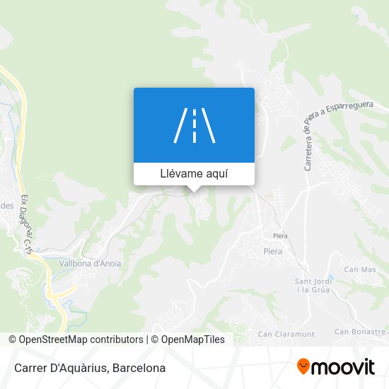 Mapa Carrer D'Aquàrius