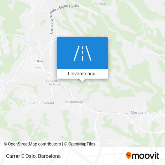 Mapa Carrer D'Oslo