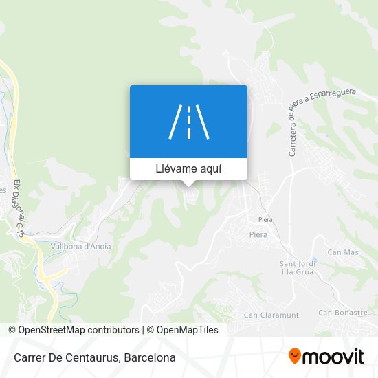Mapa Carrer De Centaurus